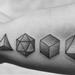 Tattoos - Five platonic solids - 75999